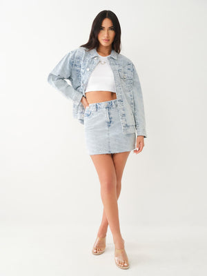 True Religion Jimmy Jacket Oversized Monogram Leaping Water-True Religion