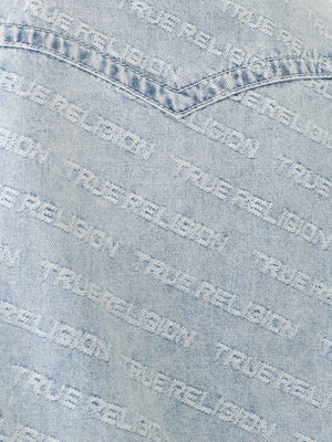 True Religion Jimmy Jacket Oversized Monogram Leaping Water-True Religion