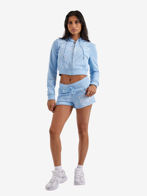 True Religion Shorts Tr Low Rise Joey Terry S Cerulean Blue