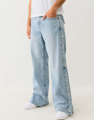 True Religion Vinny Tear Away Sn Flp 32In Whisper Medium Wash