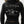 True Religion Hoodie Crystal Velour Shrunken Jet Black
