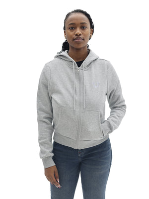 TRUE RELIGION FOIL HS ZIP HOODIE HEATHER GREY-True Religion