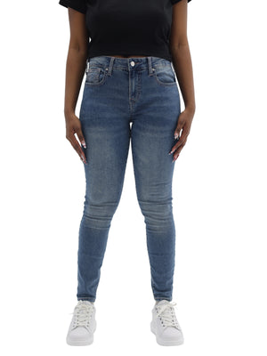 TRUE RELIGION JENNIE CRYSTAL SN MR SKINNY MEDIUM WINTRY WASH-True Religion