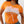 True Religion Tr Palm Tree Baby Tee Exotic Orange