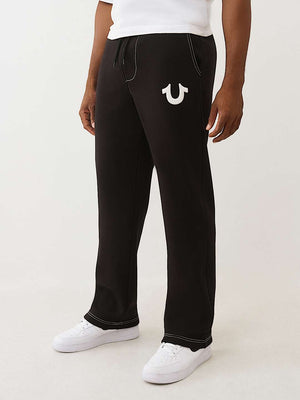 True Religion Pants Hs Srs Straight Leg Jet Black