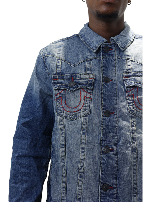 True Religion Big T Jimmy Jacket Bond Medium Wash