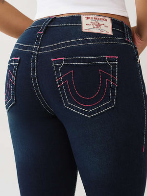 True Religion Jeans Jennie Big T Mr Nf Skinny Dark Oak Wash