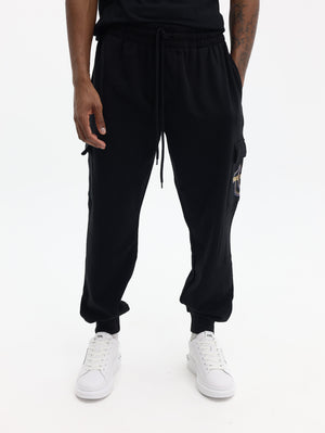 True Religion Multi Hs Military Jogger Jet Black