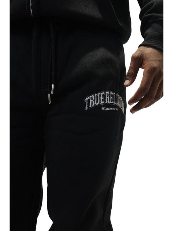 True Religion Collegiate Track Pants Embro Jet Black