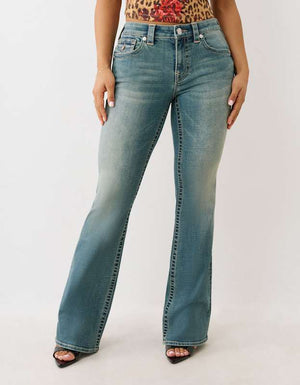 True Religion Becca Mr Bootcut Flap Lapis Light