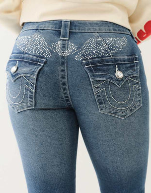True Religion Crystal Wing Becca Boot Flap Marina