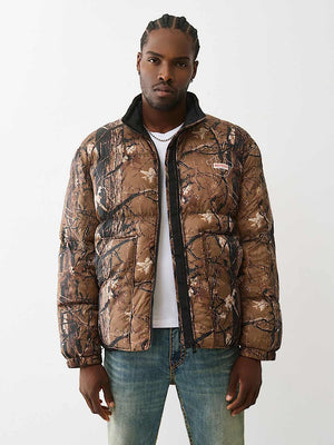 True Religion Jacket Forest Puffer Camo