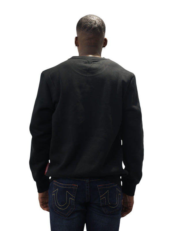 True Religion Tr Buddha Sweater Jet Black