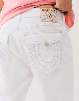 True Religion Geno Sn Flap Slim Optic White