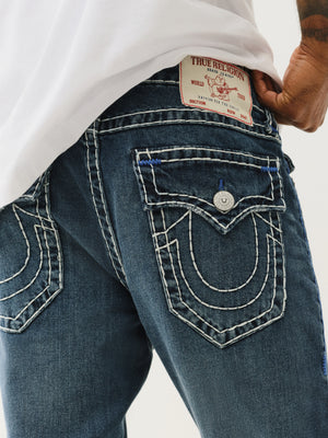 True Religion Rocco Super T Flap 32 In Dark Wash-True Religion