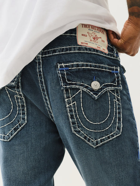 True Religion Rocco Super T Flap 32 In Dark Wash
