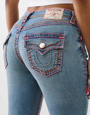 True Religion Jennie Mr Skinny Flap Sup T Blue Crystal