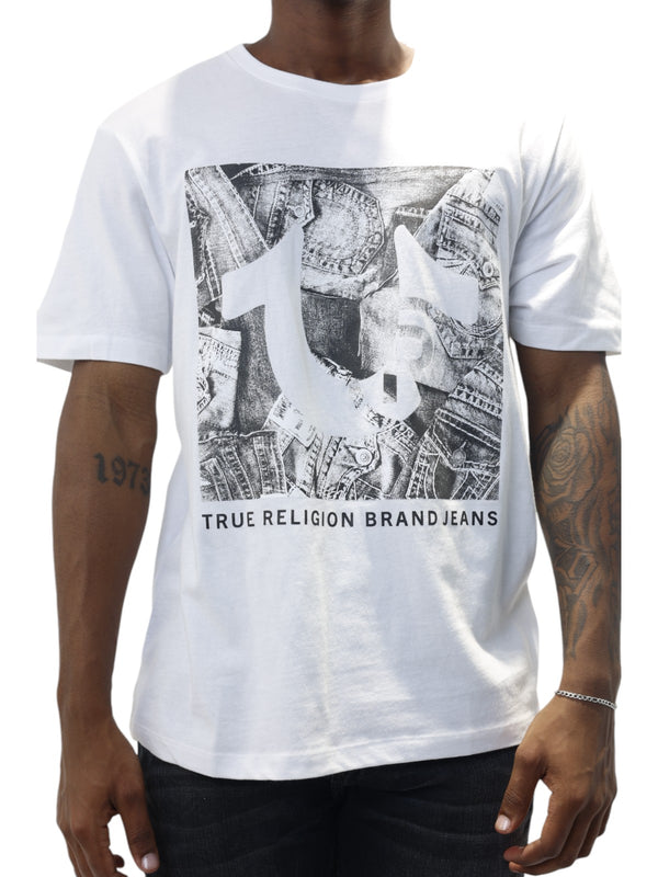 True Religion Jeans Registered T-Shirt Optic White