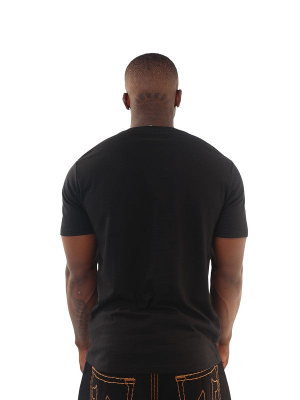 True Religion Explore T-Shirt Arch Logo Jet Black