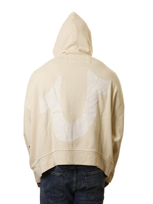 True Religion Sebastien Ami Hoodie Logo White Lace-True Religion