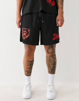 True Religion Mesh Basketball Short Black