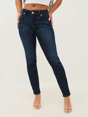 True Religion Jeans Jennie Mr Curvy Skinny Indigo