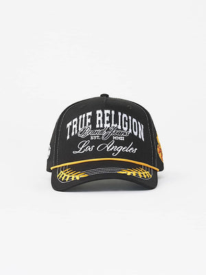 TRUE RELIGION CAP BRAND BRANCH JET BLACK