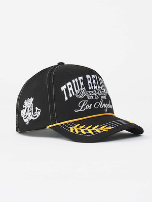 TRUE RELIGION CAP BRAND BRANCH JET BLACK