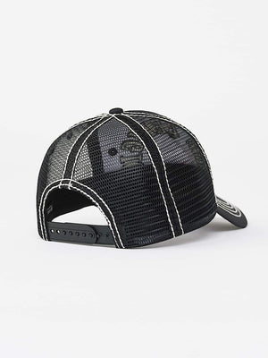 TRUE RELIGION CAP SNAKE TRUCKER JET BLACK