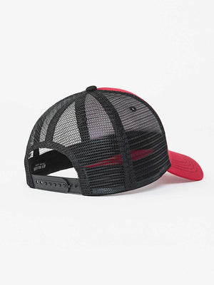 TRUE RELIGION CAP CRYSTAL HS TRUCKER TRV RED-JET BLACK