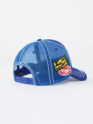 TRUE RELIGION CAP CONTRAST TRUCKER IMPERIAL BLUE