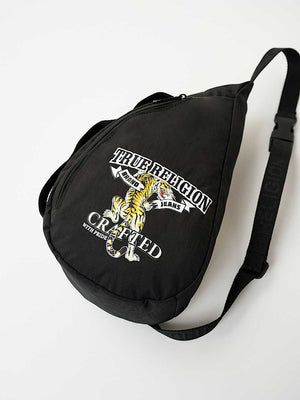 True Religion Bag Tiger Sling Jet Black