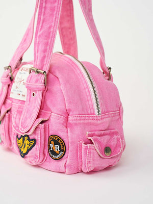 True Religion Bag Patch Dull Pink