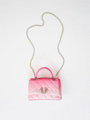 True Religion Bag Quiltied Hs Dull Pink