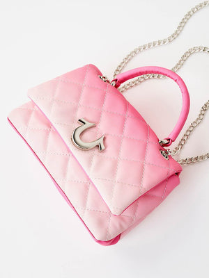 True Religion Bag Quiltied Hs Dull Pink