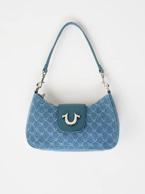 True Religion Bag Hs Aop Light Wash Blue