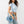 True Religion Bag Hs Aop Light Wash Blue