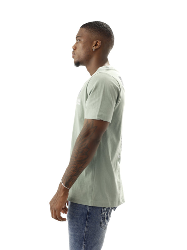 True Religion High Density T-Shirt Ship Green