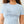 True Religion Crystal Wing Ss Baby Tee Cerulean Blue-True Religion