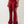 TRUE RELIGION SWEATPANTS JACQUARD RELAXED RHUBARB RED