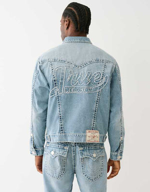 True Religion True Oversized Super T Jacket Medium Wash