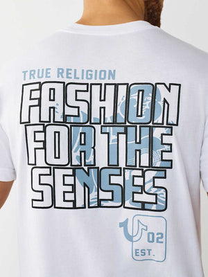 TRUE RELIGION T-SHIRT FASHION SENSES OPTIC WHITE