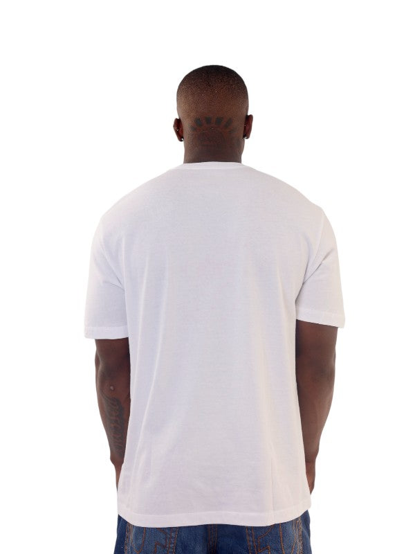 True Religion Relaxed T-Shirt Illusion Shoey Optic White