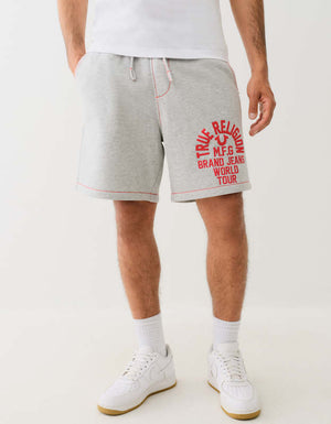 True Religion Big T Slub Short Heather Grey