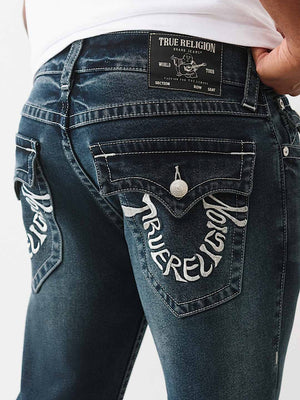 True Religion Jeans Ricky Flp Lurx Warpd Hs Sn 34 Night Rush Blue Black Wash