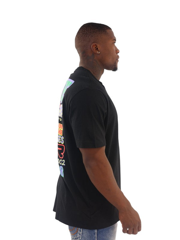 True Religion Relaxed T-Shirt Stitch Energy Black