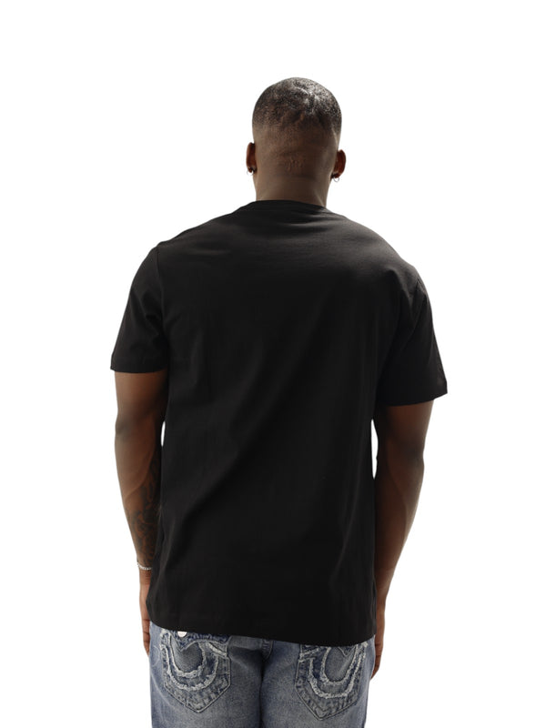 True Religion Waterbase T-Shirt Embro Cowboy Jet Black