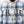 TRUE RELIGION SHIRT HOODED FLANNEL WINTER WHITE-BLUE