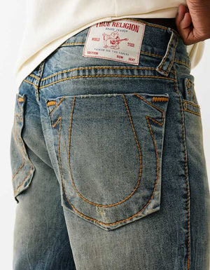 True Religion Rocco Big T No Flp Ovrsized Hs Street Lights Dark Wash