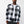 TRUE RELIGION SHIRT HOODED FLANNEL BLACK-WHITE